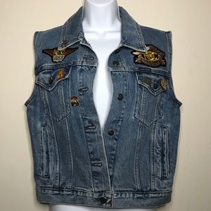 Harley-Davidson Motorcycle Vest Jean Denim Medium